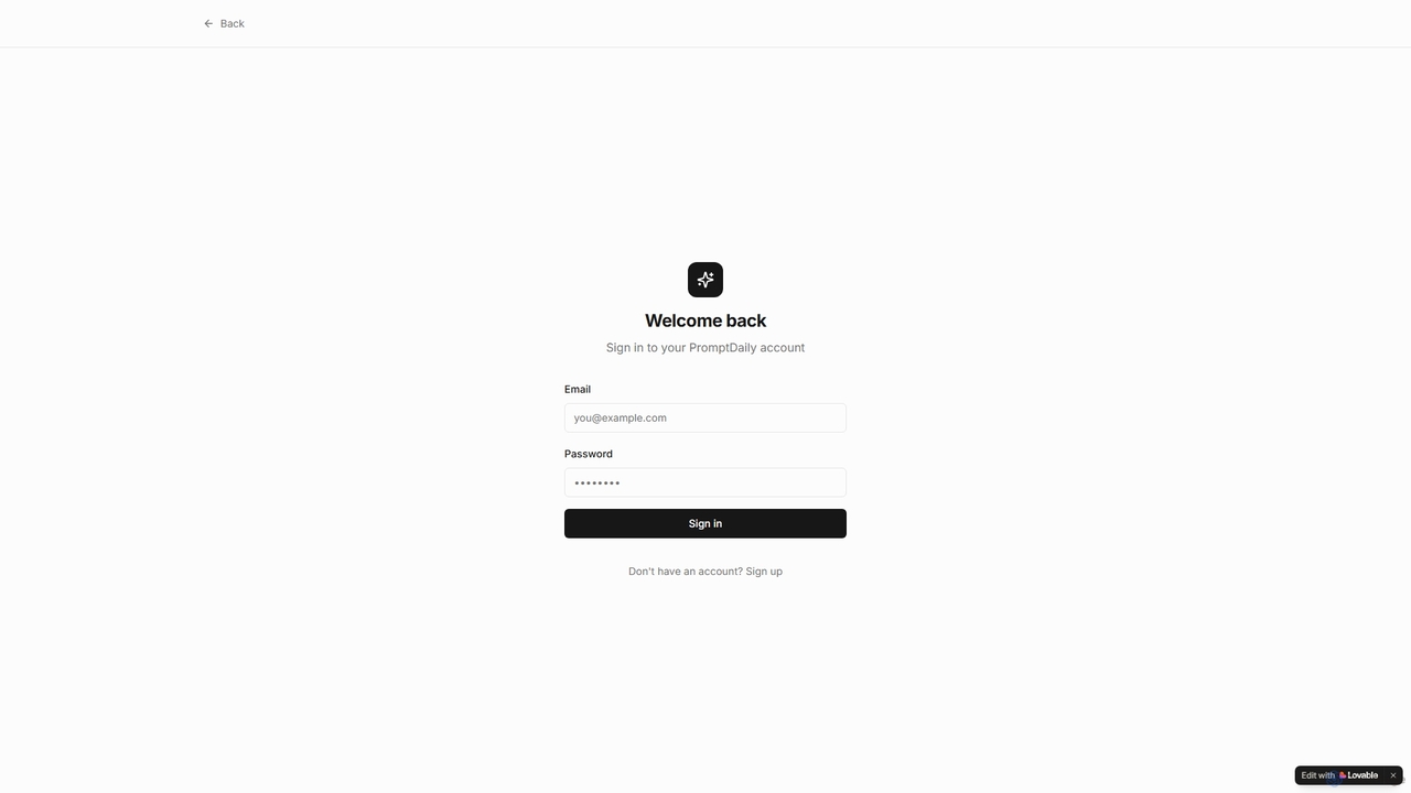 Give Me A Prompt - Daily AI Prompt Inspiration for Give Me A Prompt