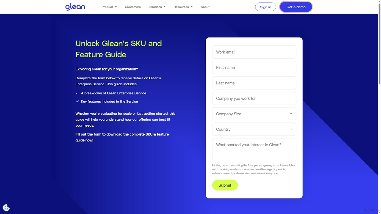 Enterprise SKU Pricing Guide | Glean for Glean