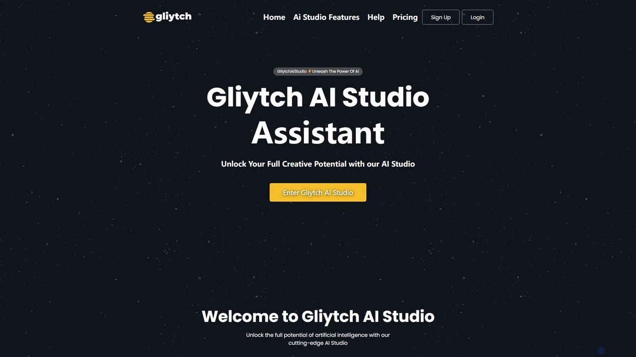 Gliytch Ai Studio