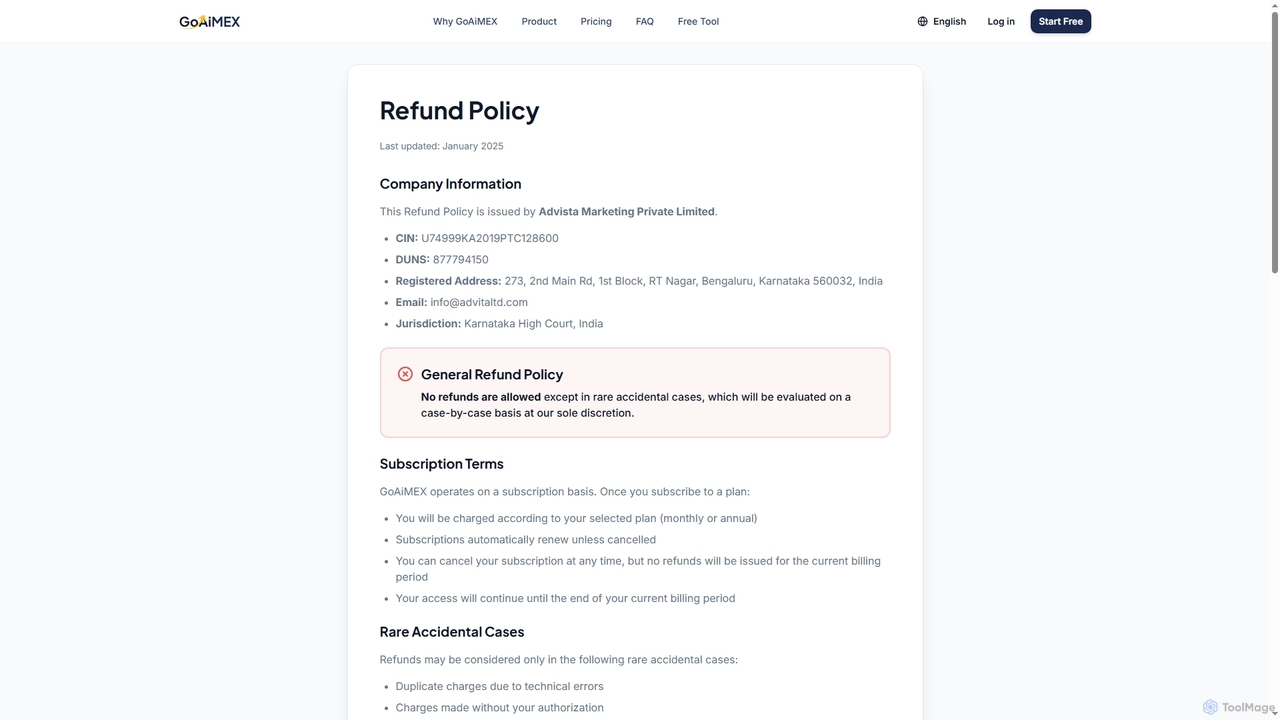 GoAiMEX - AI-Powered Export Policy Lookup & Order Management for GoAiMEX