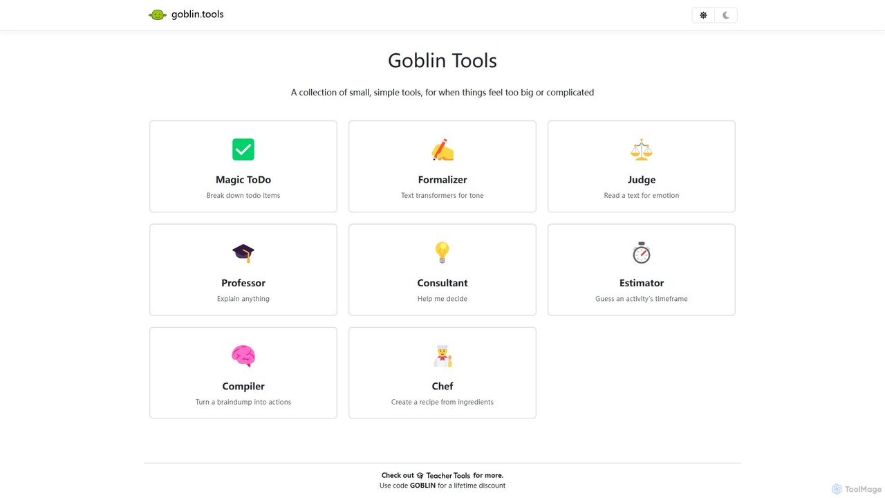 Goblin Tools