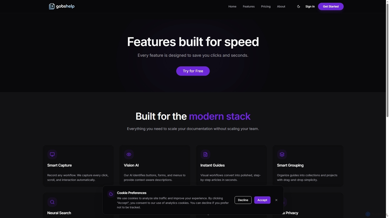 Smart Documentation with AI Vision | gobshelp for Gobshelp