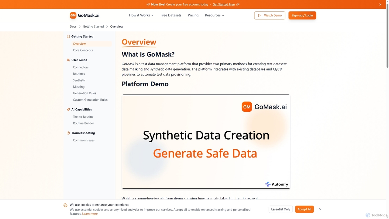 Documentation | GoMask.ai for GoMask