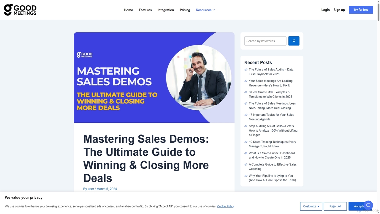 How to Create Winning Sales Demos: A Guide | Goodmeetings for Goodmeetings