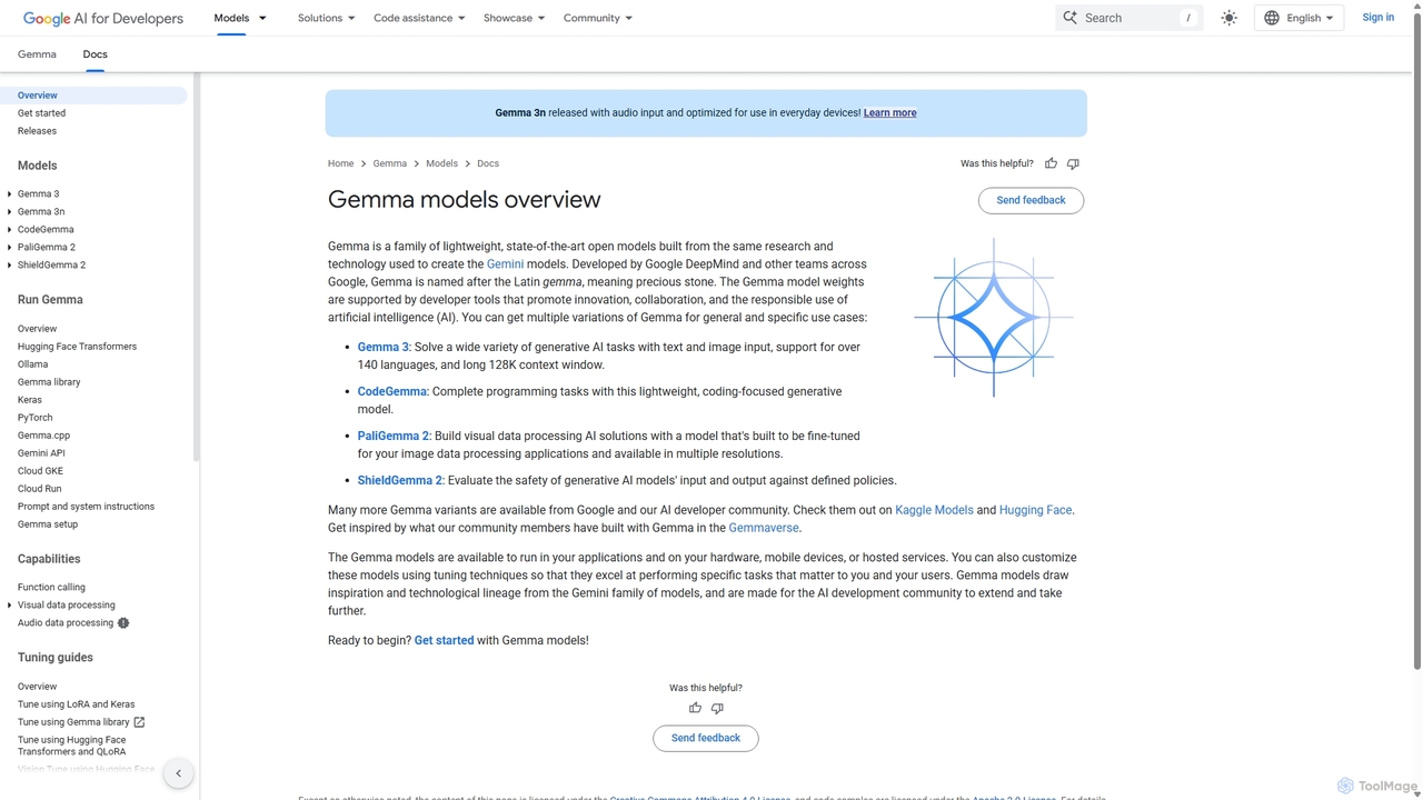 Gemma models overview  |  Google AI for Developers for Google AI for Developers