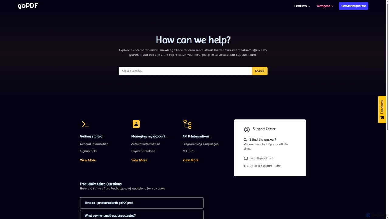 goPDF.pro | Simplify Your Document Workflow for goPDF