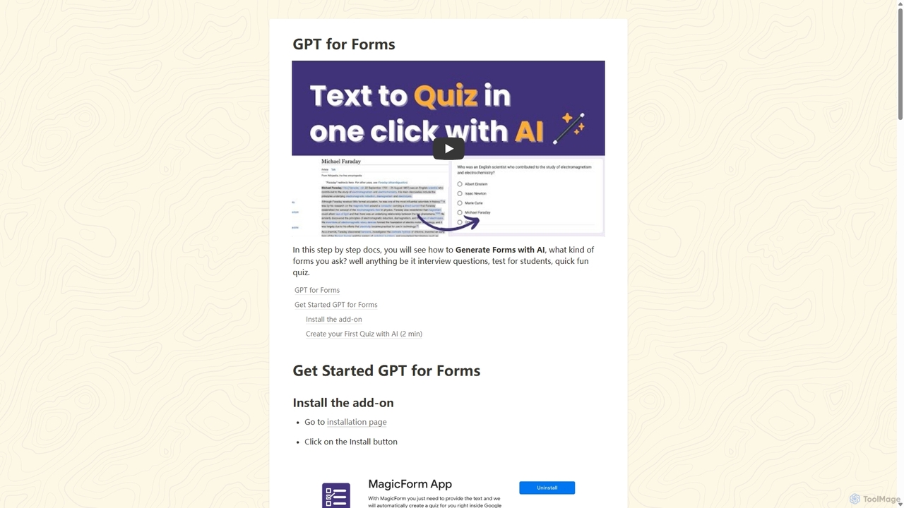 GPT for Forms