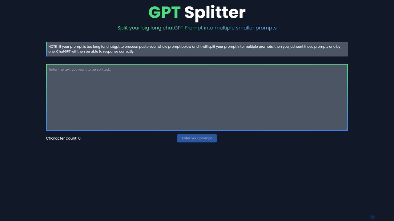 GPT Splitter