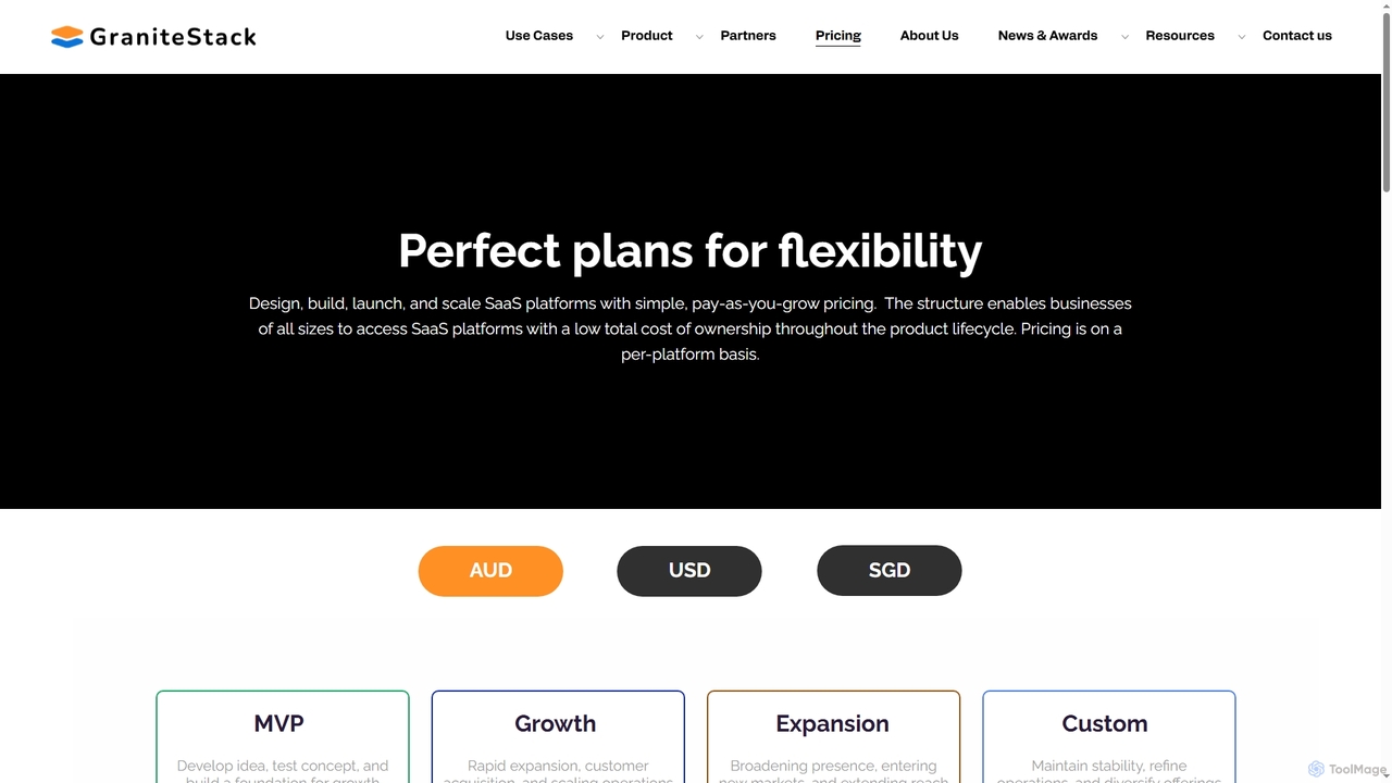 GraniteStack Pricing | Flexible Plans for Businesses of All Sizes for GraniteStack