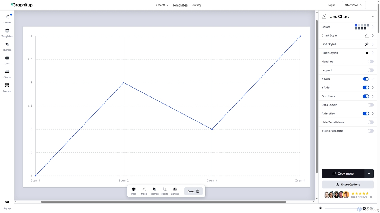 Online Line Graph Maker - Free, No Signup for Graphitup