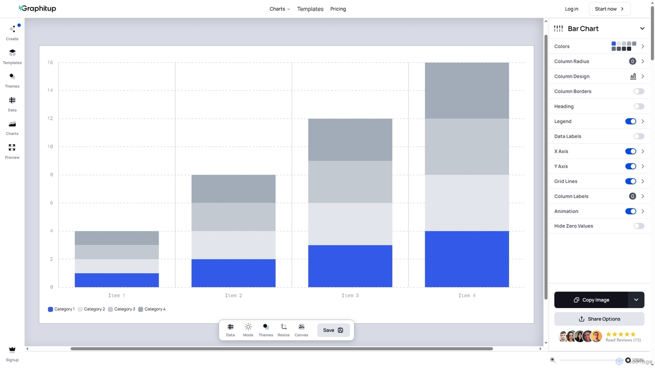 Online Stacked Bar Graph Maker - Free, No Signup for Graphitup