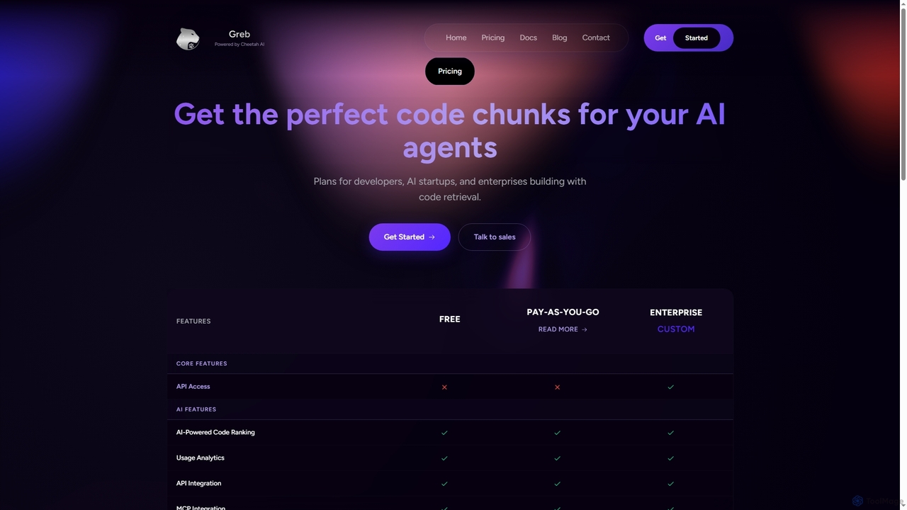 GREB - MCP Code Search for Claude Code, Cursor, Windsurf & Cheetah AI for Greb