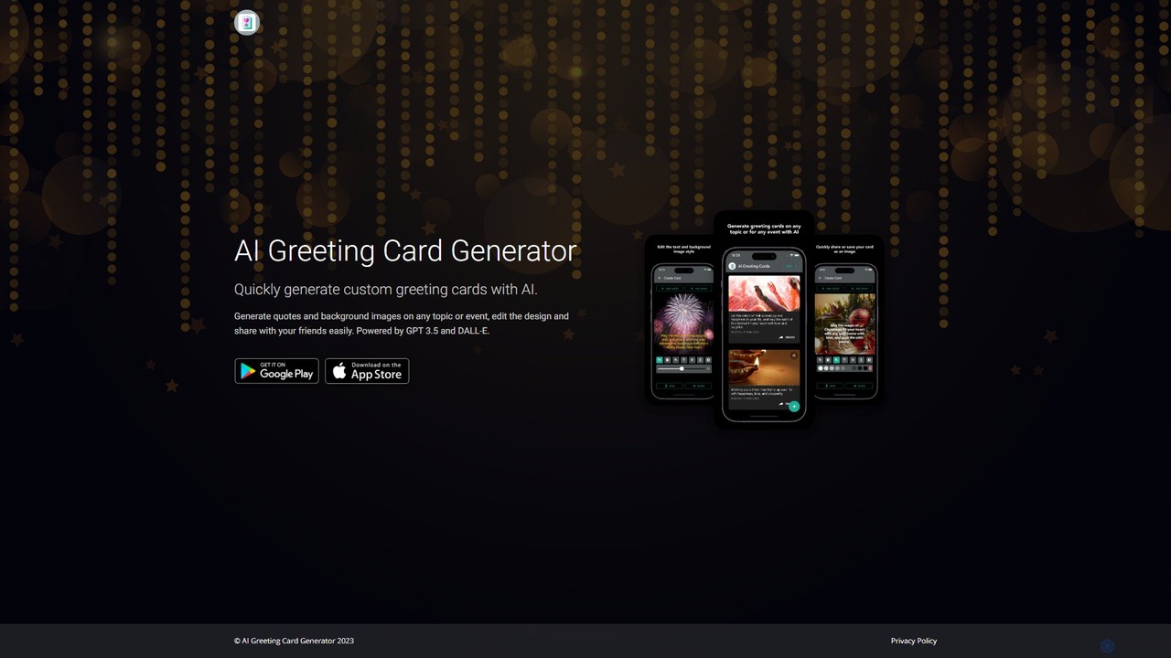 Greeting Card Generator