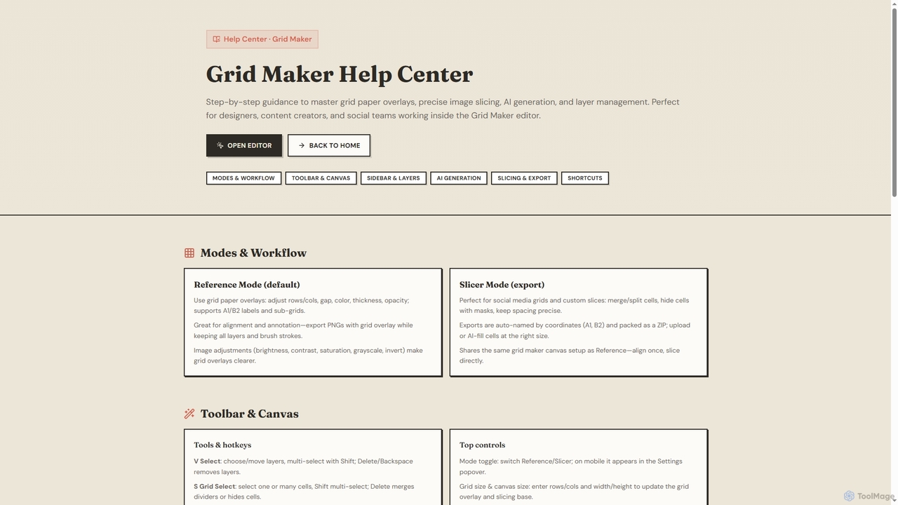 Grid Maker Help Center - Grid Paper & Image Slicer Guide | Grid Maker for Grid Maker