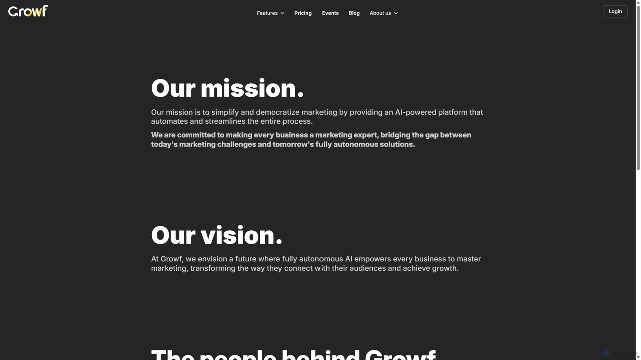 About us | Growf for Growf