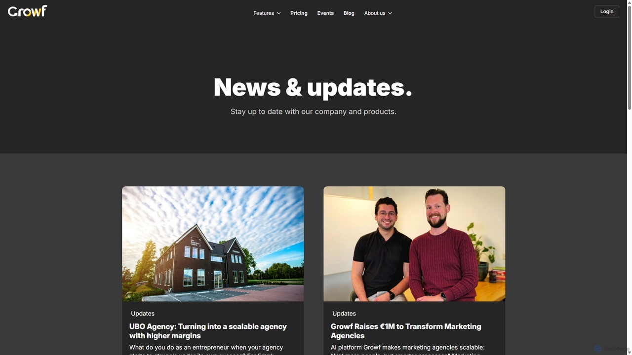 News for Growf