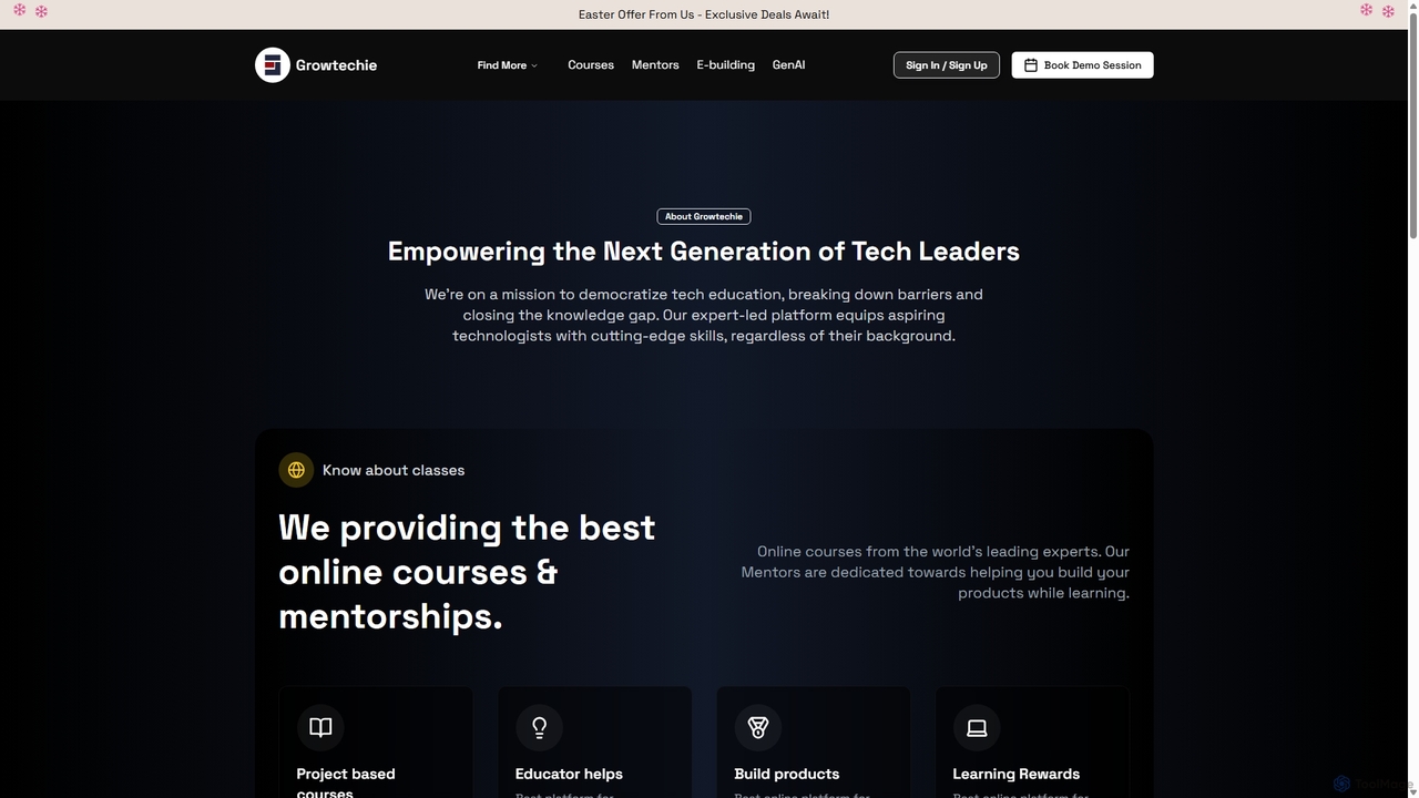 GrowTechie: Learn, Build, Grow & Get Placed for GrowTechie