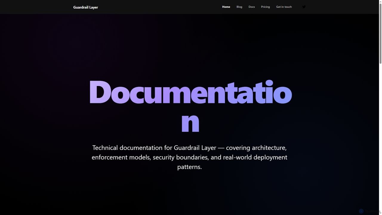 Guardrail Layer Documentation | LLM Database Security for Guardrail Layer