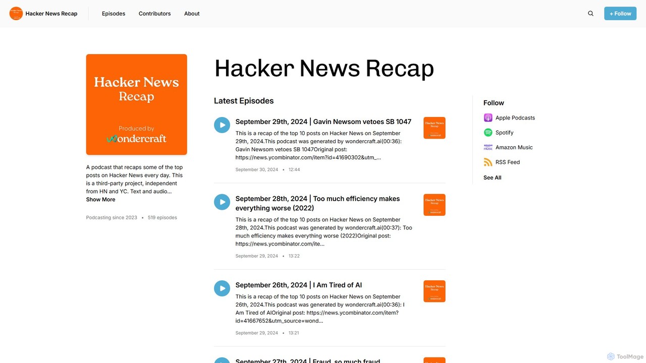 Hacker News Recap