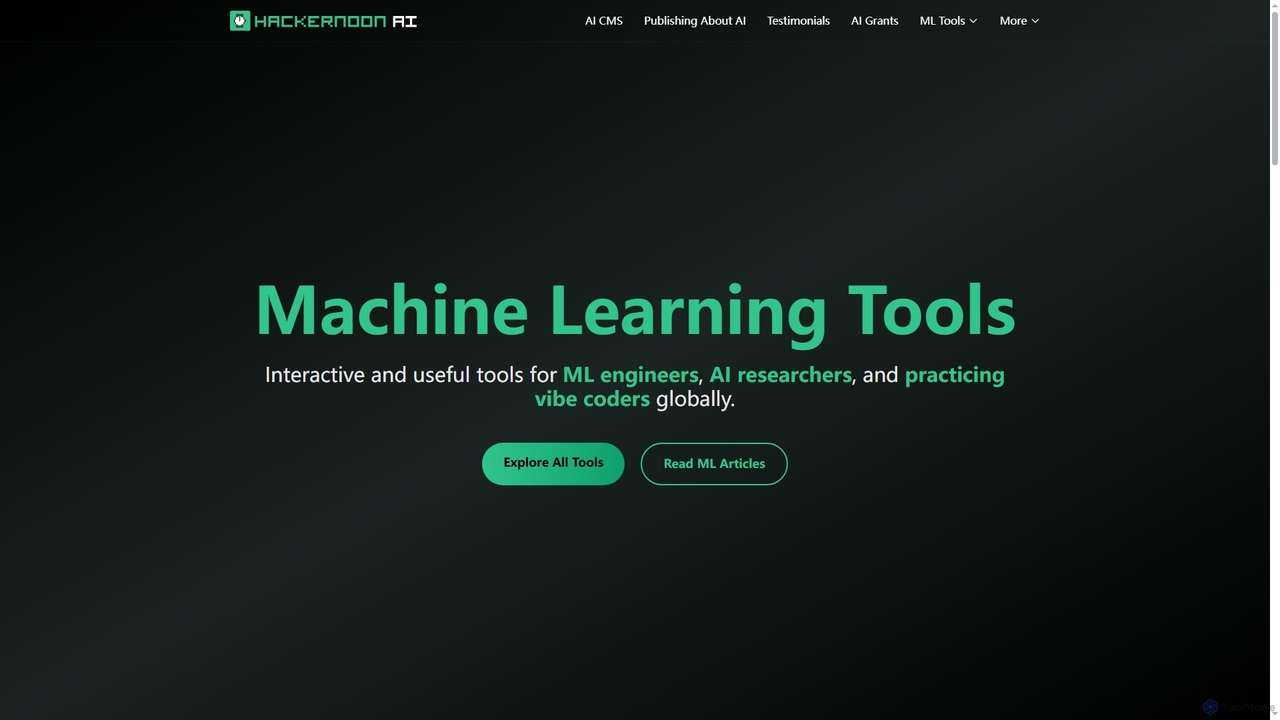 Machine Learning Tools - Interactive AI Development Platform - HackerNoon AI for HackerNoon AI