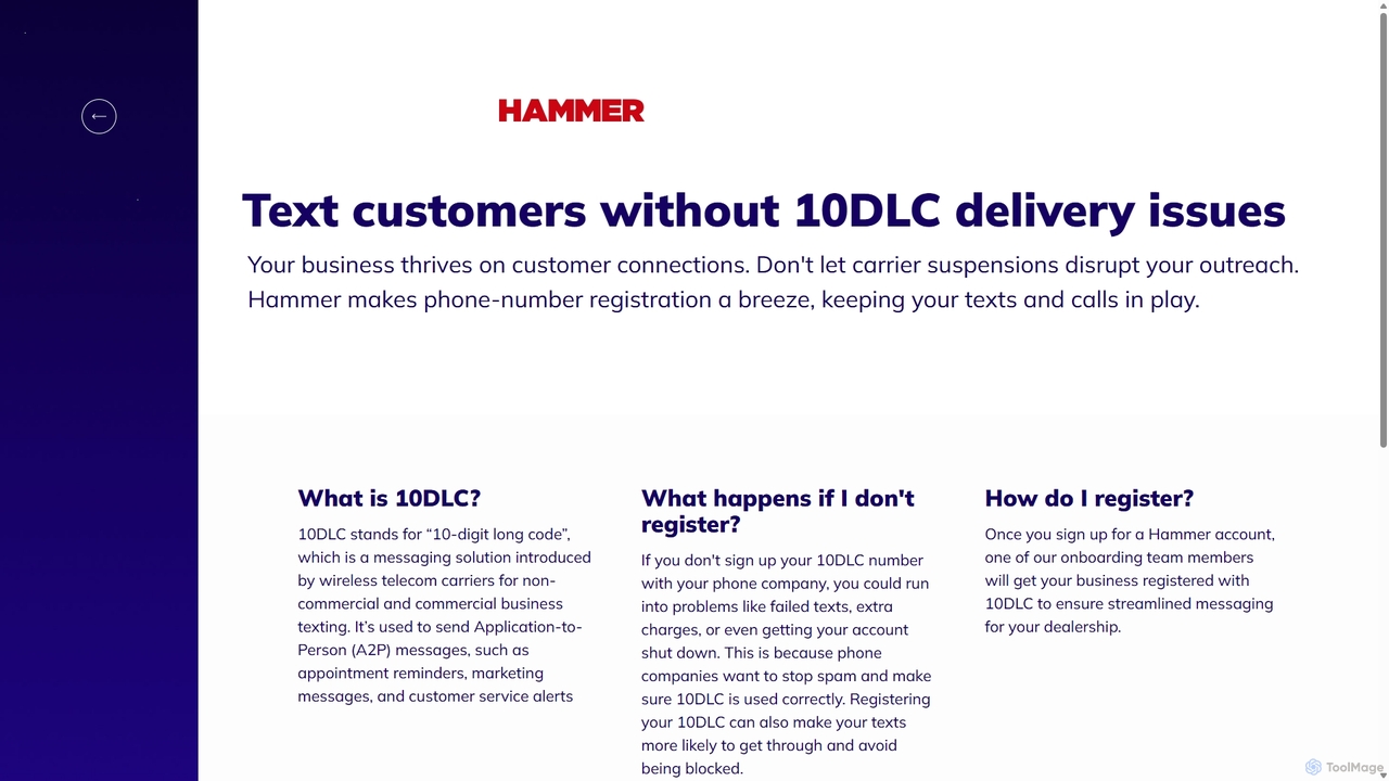 10DLC1 for Hammer A.I.