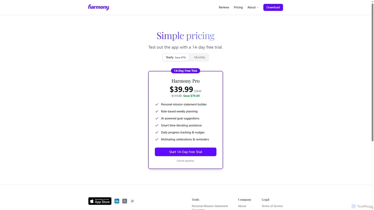 Pricing - Harmony AI for Harmony