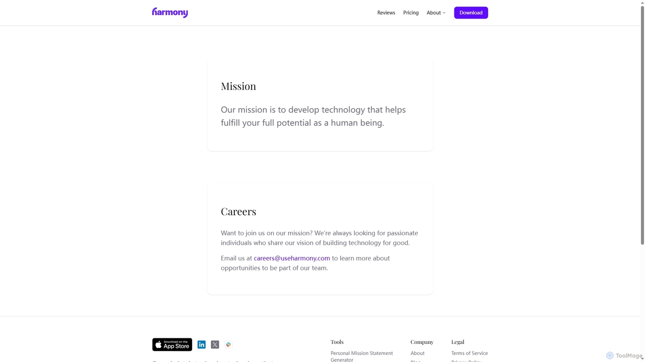 Company - Harmony AI for Harmony