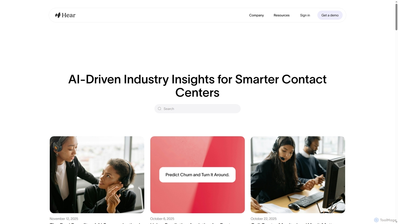 Industry Insights for Smarter Contact Centers | Hear Blog for Hear