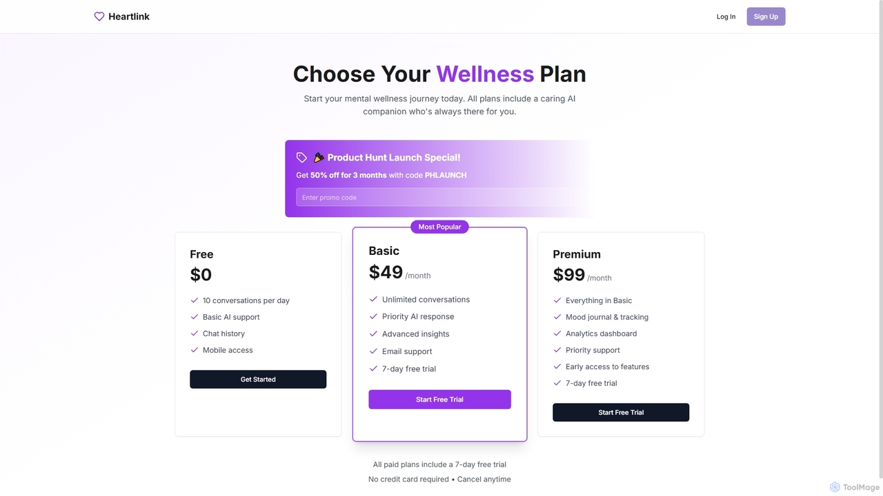 Heartlink - Your AI Companion for Mental Wellness for Heartlink