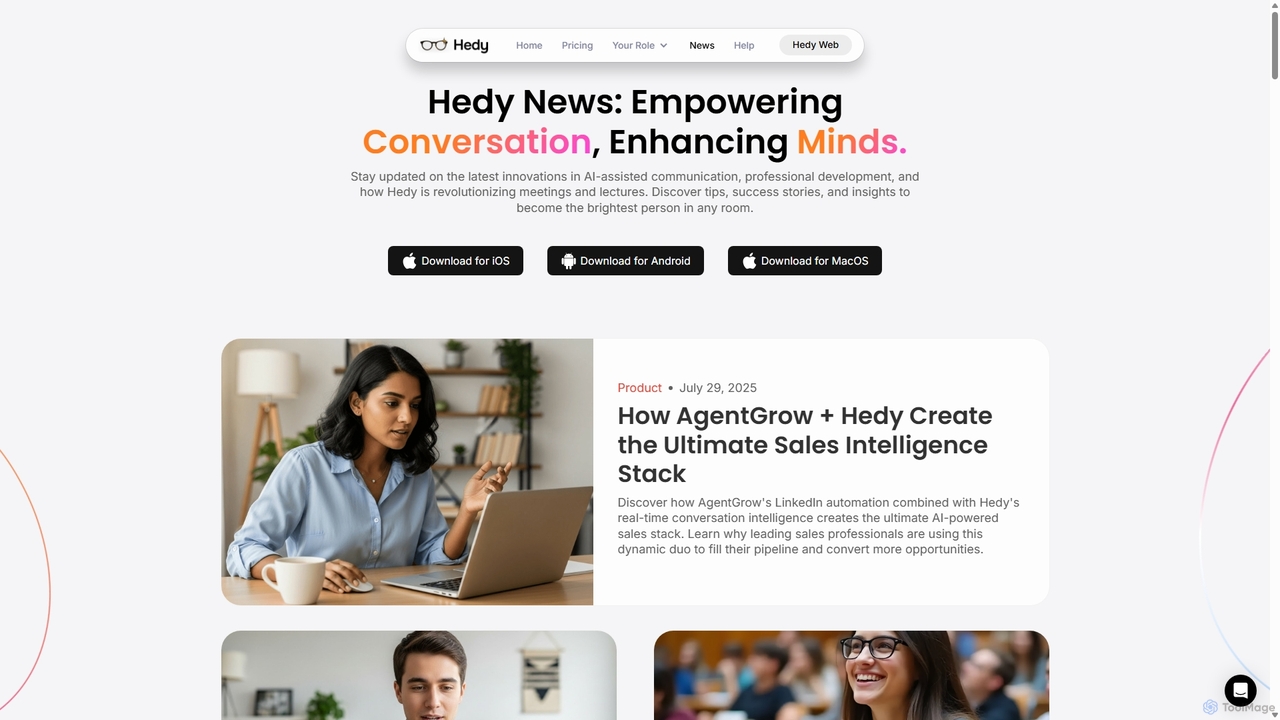 Hedy AI: News for Hedy