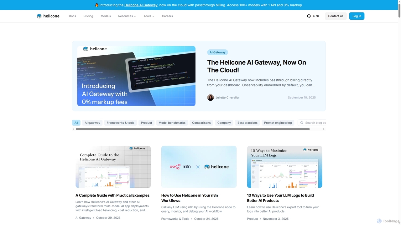 Helicone Blog | AI Development Insights & Best Practices for Helicone