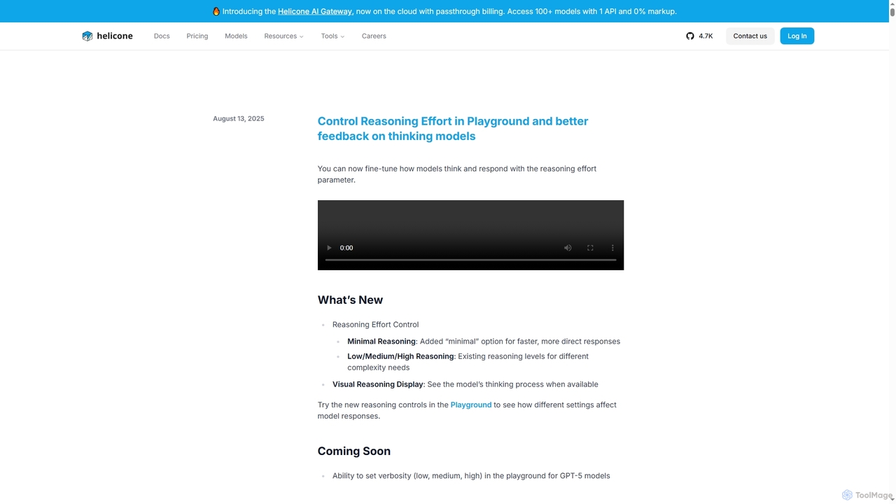 Helicone Changelog | Latest Updates & New Features for Helicone