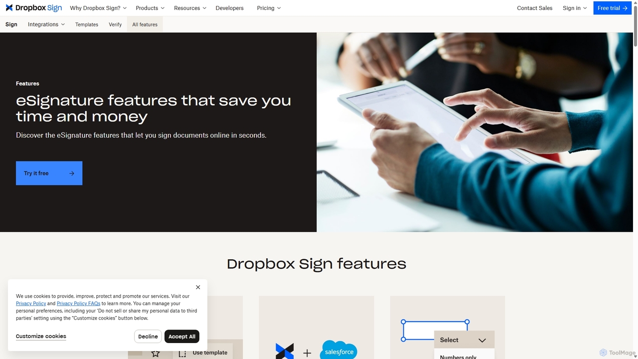 eSignature Features & Benefits - Dropbox for HelloSign