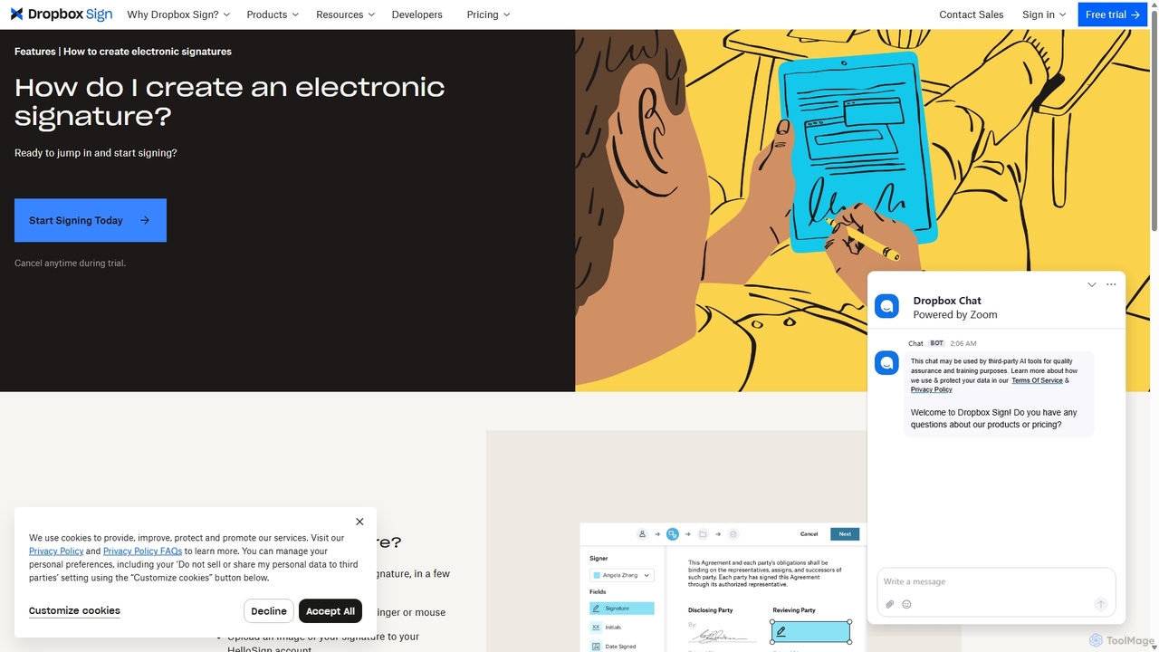 How to Create an Electronic Signature | Dropbox Sign - Dropbox Sign - Dropbox for HelloSign