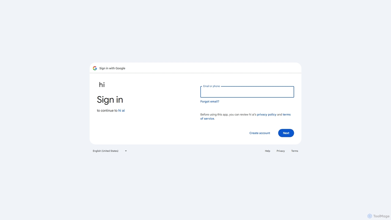 Sign in - Google Accounts for Hiaireply