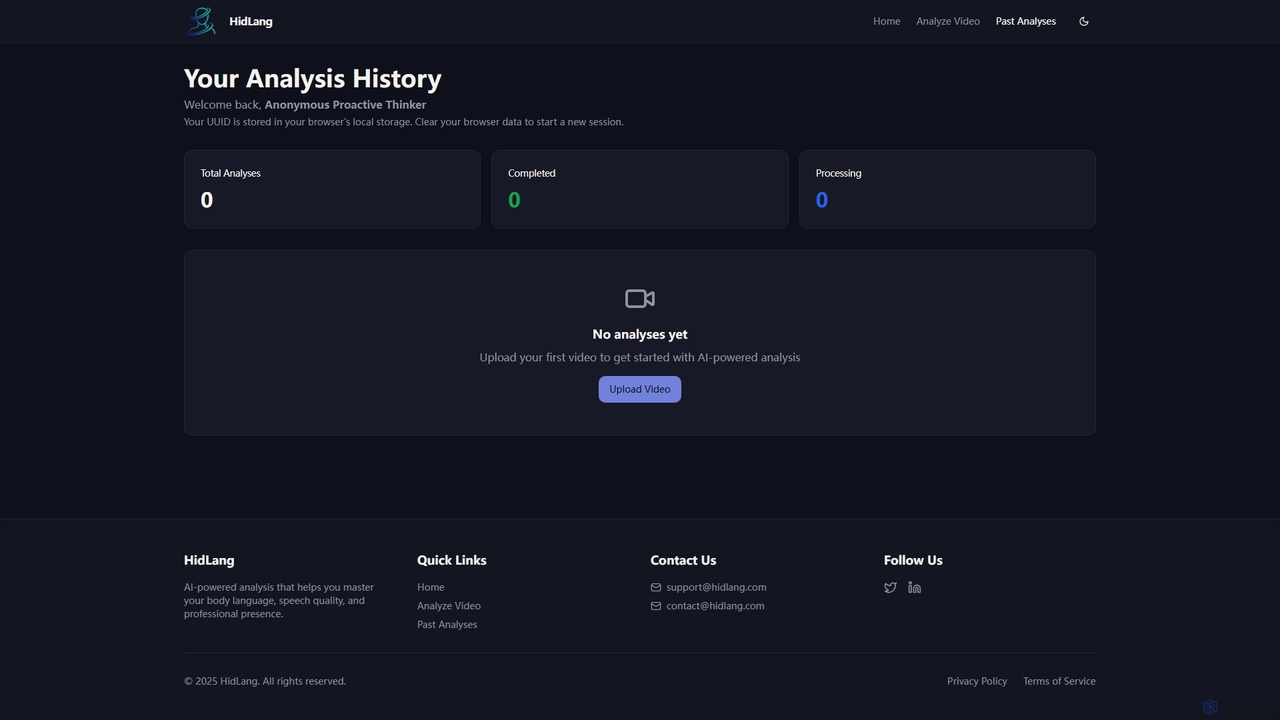 Ai Presentation Coach for Hidlang