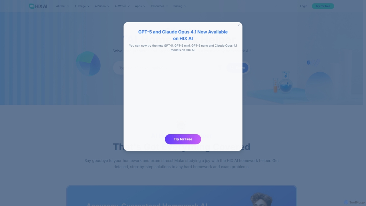 AI Homework Helper - Best Question AI (Free) | HIX AI for HIX.AI