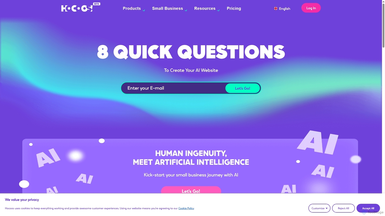 Hocoos AI Website Creator: Powerful Features for Your Website for Hocoos