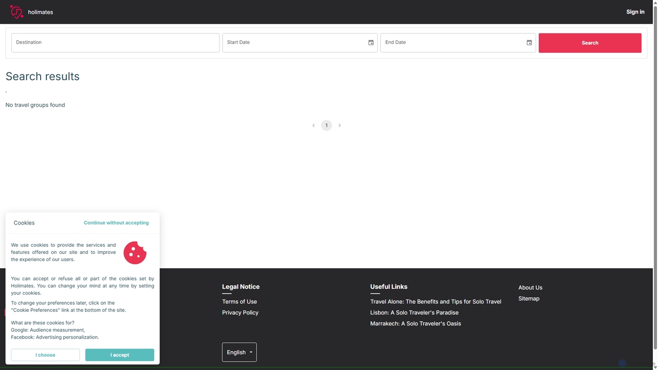 holimates | Search for travelers groups for Holimates