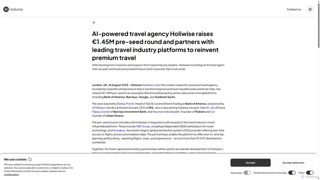 Holiwise: Blog for Holiwise