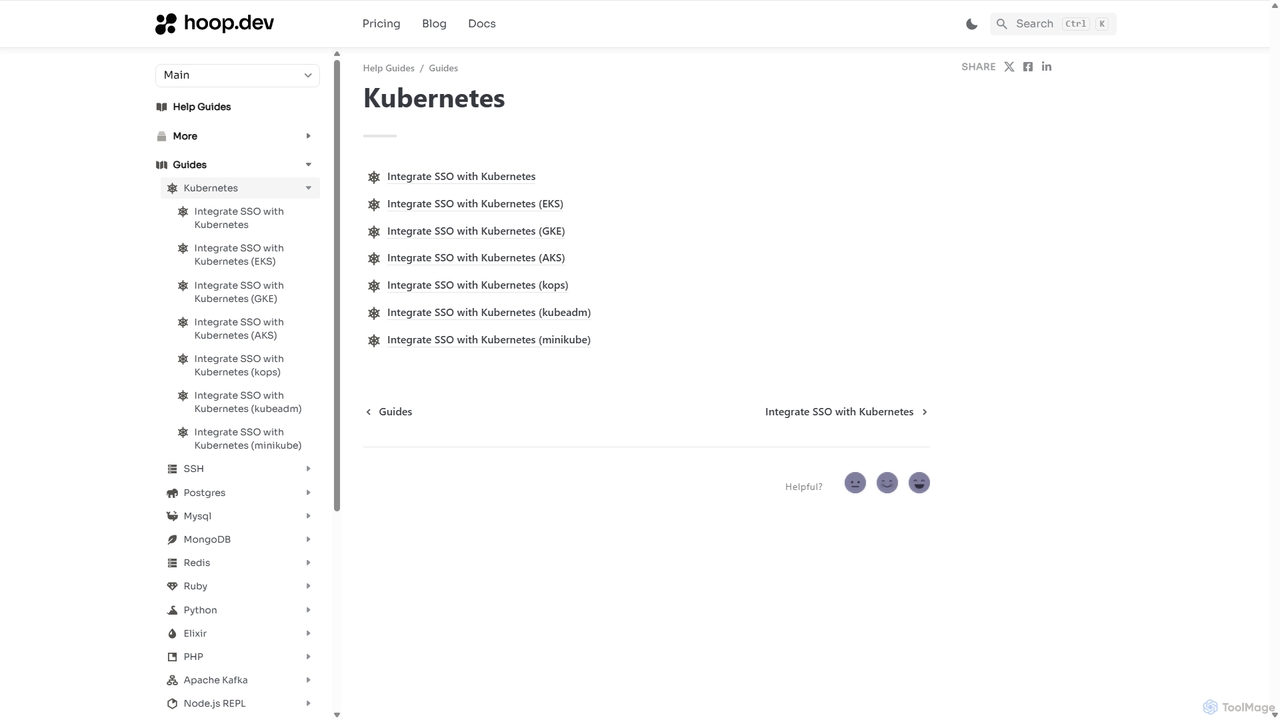 Kubernetes for Hoop.dev