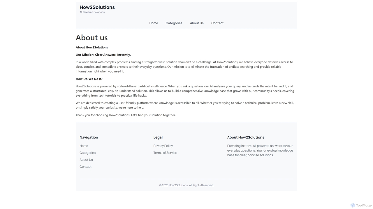 About us - for How2Solutions