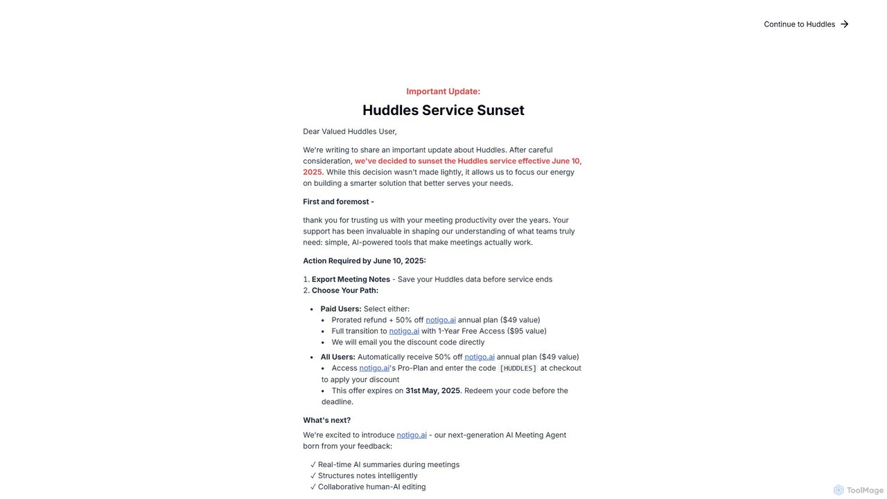 Huddles