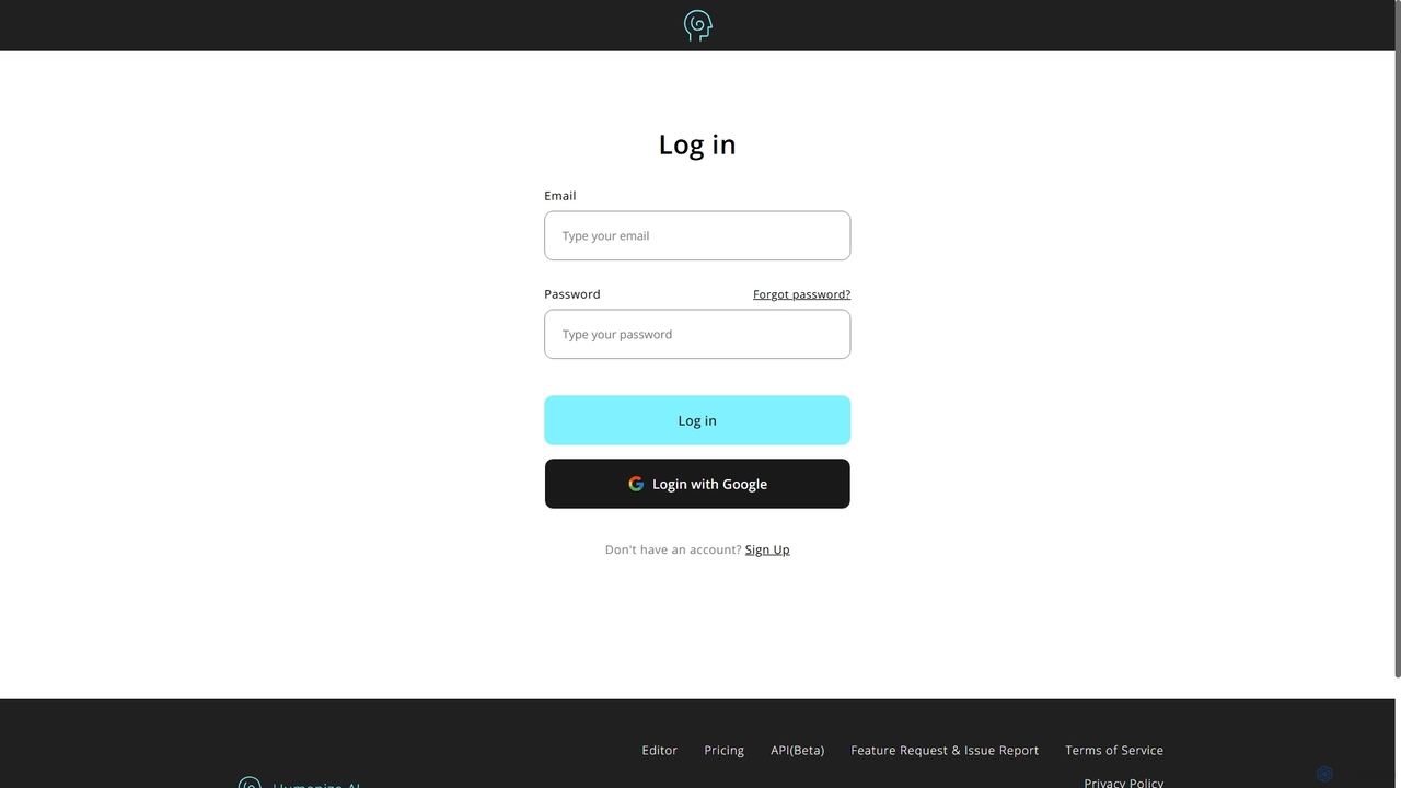 Humanize AI - Login for Humanize AI
