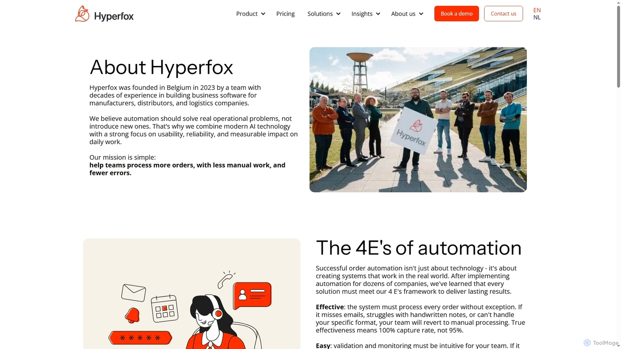 About Hyperfox: humans in flow with order automation for Hyperfox
