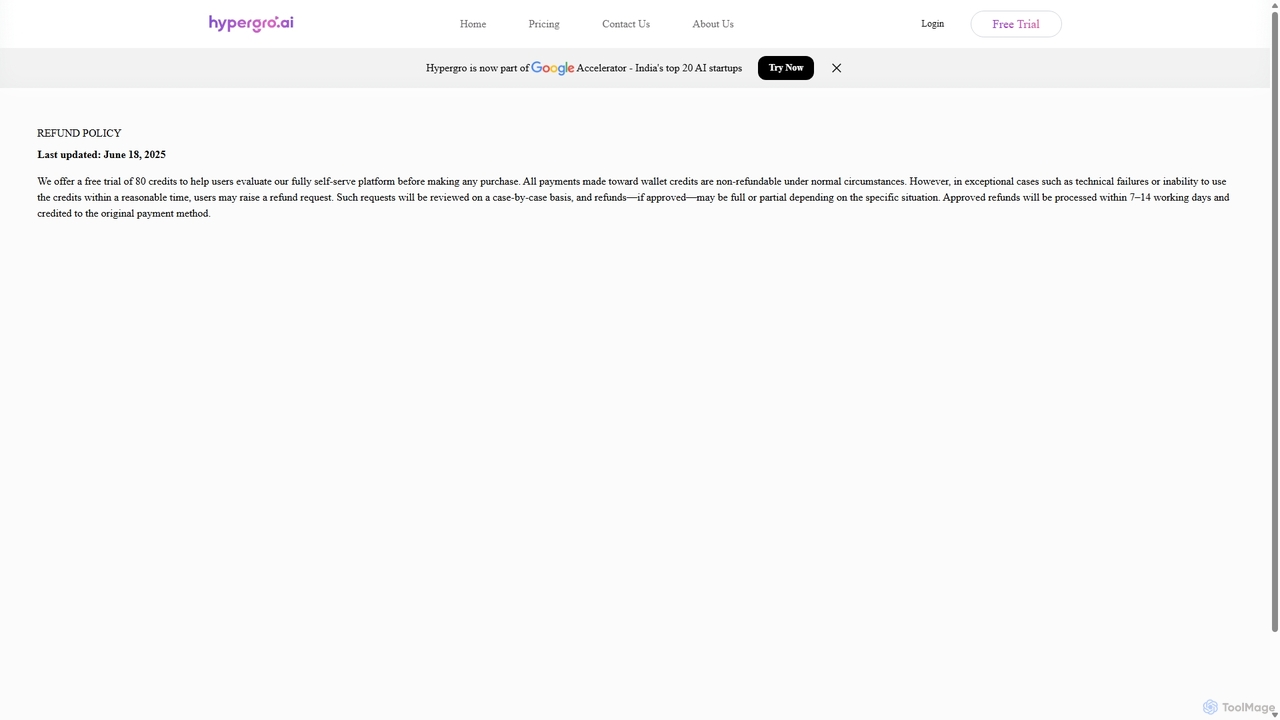 Refund Policy - hypergro for Hypergro