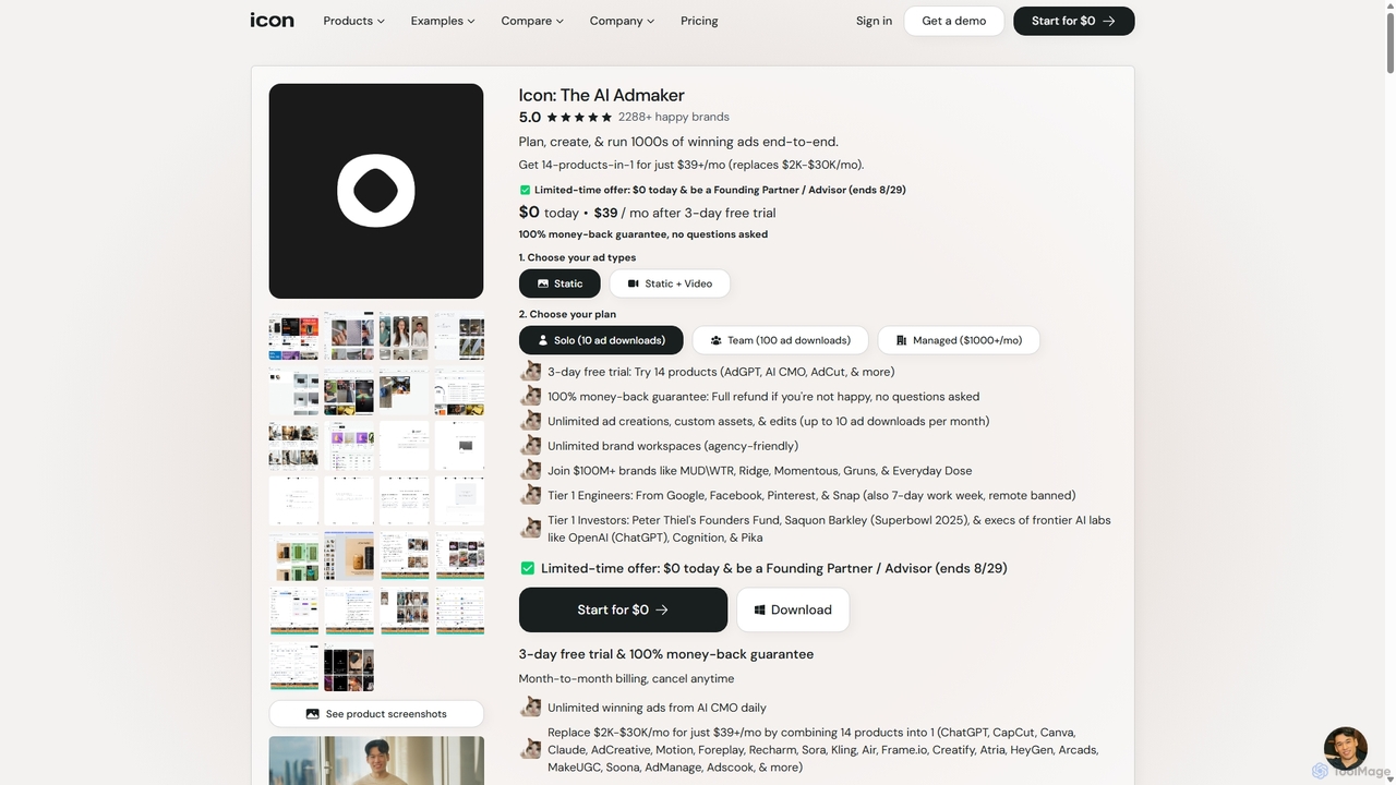 Pricing | Icon for Icon