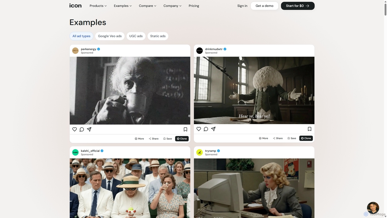 Examples | Icon for Icon
