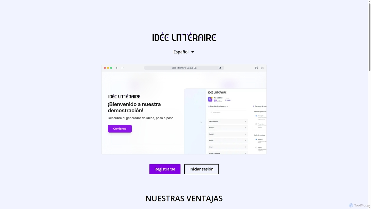 Idée littéraire | El generador de ideas para autores for Ideelitteraire