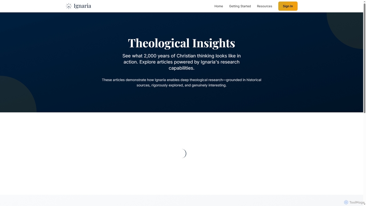 Ignaria | Search 2,000 Years of Christian Theology and Church History for Ignaria